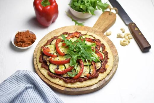 Vegan Pizza Mediterranean