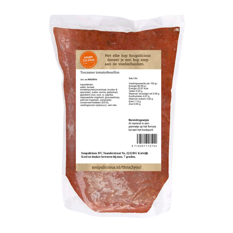 Toscaanse tomatenbouillon, helder vegan (2000 ml)